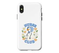 Nurse Club Cute Duck Stethoscope Heart Bandage Flowers Case for iPhone X/XS