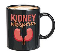 Nurse Coffee Mug 11oz Black - Kidney Whisperer - Appreciation Nursing Student Registered RN Kidney Pun Nephrologist Nephrology Dialysis