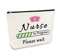 Nurse Cosmetic Bag Nurse Birthday Nurses' Day Gift RN Makeup Bag for Women Nurses Appreciation Thank You Gift Nursing Student Gifts Medical Assistant Gifts Travel Toiletry Pouch