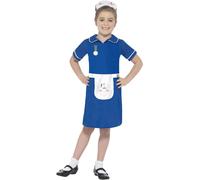 Smiffys Nurse Costume Blue S - Age 4-6 years