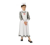 Nurse Costume Childs World Book Day Fancy Dress Girls Historical 20s History