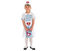 Classic Nurse Kids Costume with Stethoscope Badge More