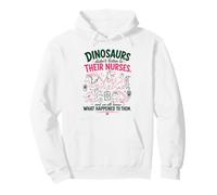 Nurse Cute Dinosaurs Didn't Listen for kids Pullover Hoodie