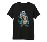 Nurse Dinosaur T-Rex Nursing Healthcare Worker RN Premium T-Shirt