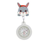 Nurse Doctor Pocket Watch Silicone Adjustable Telescopic Badge Reel Clip Gift Watch, 11