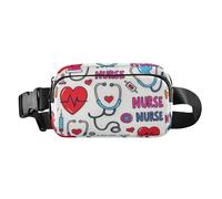 Nurse Elements Cartoon stylish kidney kidney for women business waterproof with adjustable strap for travel gym work cintura couple mujer, nurse cartoon elements, Modern, nurse cartoon elements,
