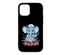 Nurse Elephant Medical Elephant Nursing School Stethoscope Case for iPhone 12/12 Pro