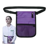Nurse Fanny Pack,Multi Compartment Waist Organizer Tool Bag - Waist Organizer Tool Bag with Adjustable Belt, Durable Utility Storage Nurse Apron Pocket