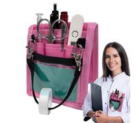 Nurse Fanny Pack - Polyester 11.5 x 26 cm | Waist Belt with Multiple Pockets, Adhesive Holder, Compartments for Stethoscope Bandages Pens | Professional Tools Organization