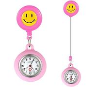 Nurse Fob - Glow in Dark Silicone Nurse Watch with Clip, Easy to Read Dial - Portable Medical Fob Watch for Nurses, Doctors, and Paramedics, Ideal for Hospital, Clinic, Shift Work