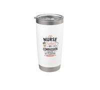 Nurse Fueled By Compassion Purpose Driven Medical Design Stainless Steel Insulated Tumbler