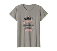 Nurse Fueled By Compassion Purpose Driven Medical Design T-Shirt