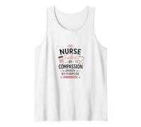 Nurse Fueled By Compassion Purpose Driven Medical Design Tank Top