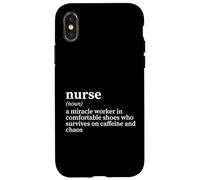 Nurse Funny Definition Nursing School Graduation Registered Case for iPhone X/XS