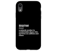 Nurse Funny Definition Nursing School Graduation Registered Case for iPhone XR