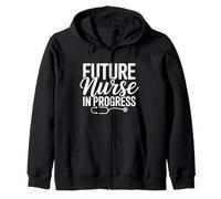Nurse Future In Progress - Student Nurse Zip Hoodie