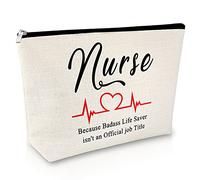 Nurse Gifts for Women Appreciation Gift Makeup Bag Nursing Graduation Present Nurses Practitioner Gifts Thank You Gift for Registered Nurse Cosmetic Bag Nursing Graduation Birthday Present