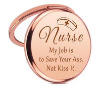 Nurse Gifts for Women Compact Mirror Nurse Practitioner Gifts Nursing Student Gift Makeup Mirror LPN RN Gift for Nurses Appreciation Birthday Christmas Graduation Retirement Present for Nurses