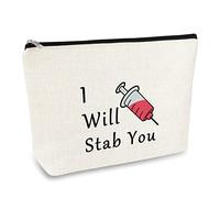 Nurse Gifts for Women Cosmetic Bag Funny Nurse Gifts Nursing Graduation Gifts Registered Nurse Gifts Makeup Bag Nurse Appreciation Gifts Nursing School Student Gifts RN Christmas Nurse's Day Gift