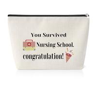 Nurse Gifts for Women Cosmetic Pouch Nursing School Graduation Gifts Registered Nurse Gifts Future Nurse Gifts Nurse Practitioner Gifts for Nursing Student Nurse Week Day Gift Makeup Bag