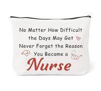 Nurse Gifts for Women Makeup Bag Gifts for Nurses Presents for Student Nurse Appreciation Thanksgiving Graduation Gift Ideas for Veterinary Vet Dental Christmas Nurses Day Thoughtful Gifts