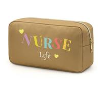 Nurse Gifts for Women Makeup Bag Nurses Week Gift Appreciation Present Cosmetic Bag Graduation Presents Nursing Student Assistant Pouch Nursing Keepsakes Retirement Thanksgiving Present