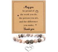 Nurse Gifts for Women,Nurses Week Practitioner Appreciation Graduation Retirement Student Christmas Valentines School Gifts Female,Pink Bracelet,Nurse Essentials Accessories for Work,Stocking Stuffers