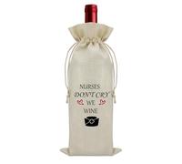 Nurse Gifts for Women Wine Bag Nursing School Graduation Gifts for Her Nurse Practitioner Gift for Daughters Sisters Girlfriends Bottle Wine Bag Funny Nurses W ift Christmas Birthday Present