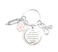 Nurse Gifts Keyring,Nurse Gifts for Women,Medical Student Paramedic Gifts,Student Nurse Gifts,Graduation Presents,Gifts for Nursing School Graduation Gifts,Nurses Day Gifts,Christmas Birthday Gifts