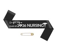 Nurse Graduation Sash Nursing Graduation Class of 2026 Gift Nursing Grad Satin Sashes Graduations Gift for Female Male Nurses Student School Graduate Sash Nurse Rn Graduations Gifts Idea