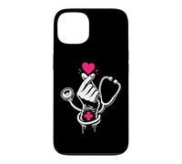 Nurse Hand Heart Stethoscope Medical Graphic Case for iPhone 13
