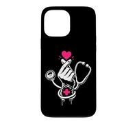 Nurse Hand Heart Stethoscope Medical Graphic Case for iPhone 13 Pro Max