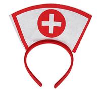 Nurse Hat Shape Headband, Stethoscope, Pen, | Nurse Hat Shape Headband, Stethoscope, Pen, Thigh Belt, Cosplay Costume Headdress for Halloween Party
