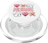 Nurse Heart Stethoscope Bandage Healthcare Appreciation PopSockets PopGrip for MagSafe