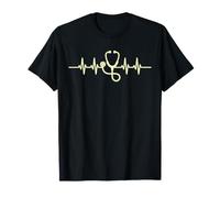 Nurse Heartbeat Stethoscope EKG Pulse Nursing Life T-Shirt