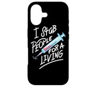 Nurse I Stab People For A Living Needle Nurse Phlebotomist Case for iPhone 17