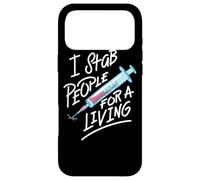 Nurse I Stab People For A Living Needle Nurse Phlebotomist Case for iPhone 17 Pro Max