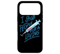 Nurse I Stab People For A Living Needle Nurse Phlebotomist Case for iPhone 17 Pro Max