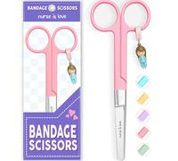 Nurse is Love Mayo Nursing Scissors | Bandage & Utility Scissors for First Aid, Vet. Sharp Blades & Round Tip in Stainless Steel