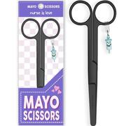 Nurse is Love Mayo Nursing Scissors | Bandage & Utility Scissors for First Aid, Vet. Sharp Blades & Round Tip in Stainless Steel