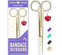 Nurse is Love Mayo Nursing Scissors | Bandage & Utility Scissors for First Aid, Vet. Sharp Blades & Round Tip in Stainless Steel