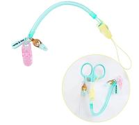 Nurse is Love Scissor Holder, Spiral Silicone Keyring with Pocket Clip and Mini Carabiner to Keep Your Scissors Safe | Nurse Gifts | Nurse Accessories