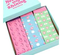 Nurse is Love Set of 3 Women's Compression Socks for Nurses - Compression Socks for Work TCAE, Doctors, Vet | Use with Sanitary Clogs, Gifts | Nursing Accessories SET 1
