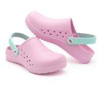 Nurse is Love Women's Clogs - Lightweight EVA Clogs, Casual Fashion Shoes, Original Gift for Her | Funny Design - Base DE, rose, 3.5 UK