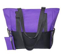 Nurse Large Tote bag, Work Bag with ZIP, Front Pocket, Extra Removeable Pocket and Mesh Pockets for Nursing Students, Medical Supplies, School Teacher and General Use (DarkPuple), Dark Purple