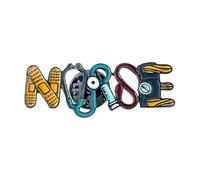 Nurse Letter Pin, Initial Brooch Charm, Alphabet Bag Clip, Decorative Secure Function, Apparel Styling System, Healthcare Appreciation Item, Elegant Script Design for Work Dating Party