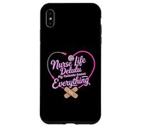 Nurse Life Delulu My Patients Knows Everything Nursing Meme Case for iPhone XS Max