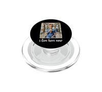 Nurse Life I Live Here Now Coffee Lover PopSockets PopGrip for MagSafe