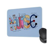 Nurse Life Mouse Pad Registered Nurse Appreciation Gift Decorative Mouse Pad Gifts for Nursing Student Medical Assistant Gifts (Nurse Style 2)