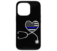 Nurse Life Police Wife The Thin Blue Line Family Case for iPhone 13 Pro
